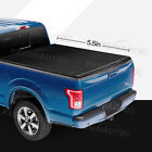 5.5FT Soft Roll Up Tonneau Cover Fit For 2015-2023 Ford F150 Truck Bed