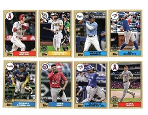 2022 Topps '87 Topps - Complete Set - 100 Cards - Bild 1 von 1