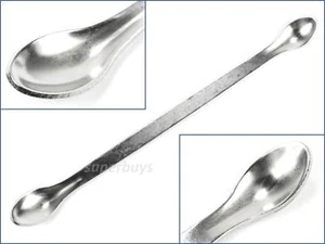 16cm Micro Tiny Metal Spoon Scoop Pick Up Small Items Laboratory Lab Precision - Picture 1 of 4