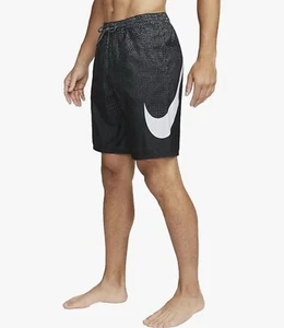 Nike Swim 9” Trunks Bottom Board Shorts Swimsuit NESSD541 Grey Men’s Size 2XL - Picture 1 of 9