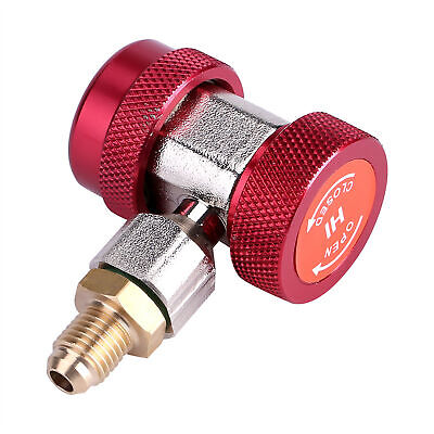 (Red)R134A/C Low High Quick Connector Conditioning Coupler Adapter • 12.18€