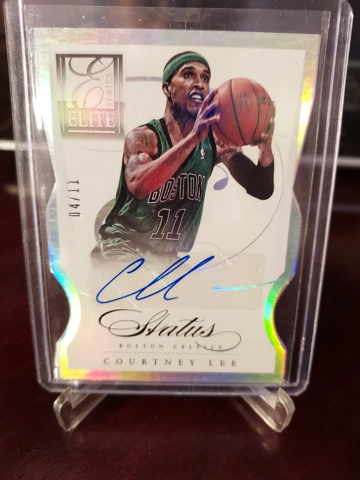 Courtney Lee 2012-13 Elite Series Status Autograph #4/11 Boston Celtics #97 - Image 1 of 3