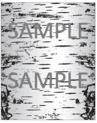 Edible White Birch Bark Tree Cake toppers Wraps wedding Icing Sheets Foto 1 de 3