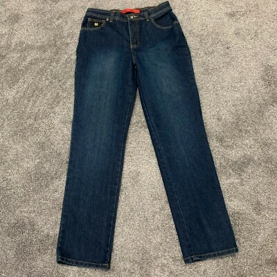 Gloria Vanderbilt Jeans Womens 6 Medium Straight Denim Blue Casual Pants 28x31 - Image 1 of 4