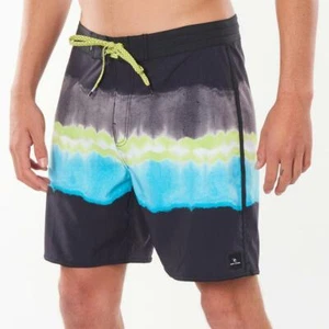 RIP CURL Men's Boardshorts MIRAGE MASON SURF HEADS - Washed Black - Size 32 -NWT - Picture 1 of 2