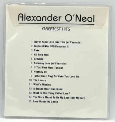 Alexander O'Neal - Greatest Hits  (Collectible Promo CD Album) - VERY RARE - Image 1 of 2