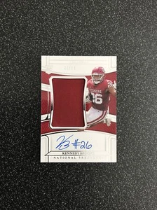 2022 National Treasures Kennedy Brooks Rookie Patch Auto RC 44/99 - Picture 1 of 3