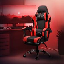 Massage Gaming Stuhl Bürostuhl Racing Schreibtischstuhl Verstellbar Gaming Chair