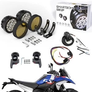 Kit 2 focos adicionales BMW R1300GS std adv 120w soportes tubulares cableado - Imagen 1 de 24