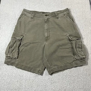 Abercrombie Fitch Cargo Shorts Herren 36 Grün Militär Armee Vintage Tasche Y2K - Bild 1 von 15