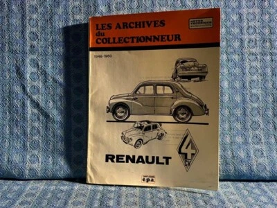 Libro de historia y reparación Renault 1946-1960 les archives du collectionneur en francés Foto 1 de 4