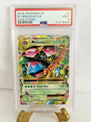 Pokemon 2016 XY Evolutions Venusaur EX 2/108 PSA-9 - Image 1 of 3