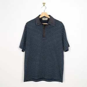 Thomas Burberry Vintage Herren Poloshirt gestreift Baumwolle passend für L / tailliert XL - Bild 1 von 10