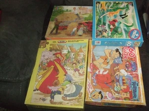 5 Used Jigsaws 4 Vintage and 1 Thomas 36 to 60 Piece Jigsaws - Foto 1 di 11