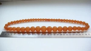 Vintage Russian Natural 71 gr Butterscotch Royal Baltic Amber Beads Necklace - Picture 1 of 9