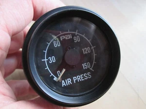 PAI Air Pressure Gauge 150psi w/ 1/4" O.D. Air Line Fitting #M148EE - Picture 1 of 7