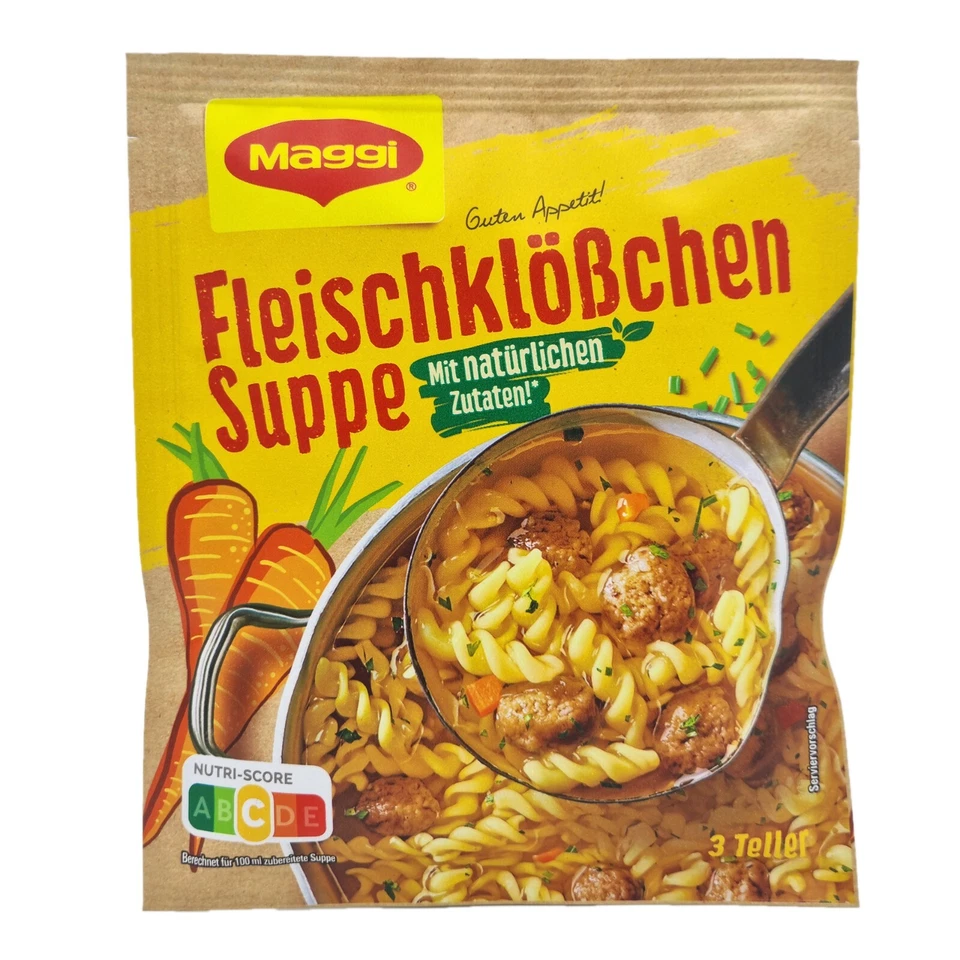 6x confezioni Maggi carne zuppa polpette zuppa 🍲 SPEDIZIONE TRACCIATA ✈ - Immagine 1 di 1