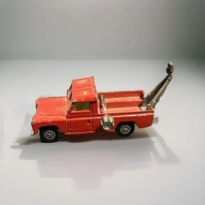 VTG Corgi Toys Whizzwheels red Landrover 109 WB breakdown tow truck Diecast - Picture 1 of 13