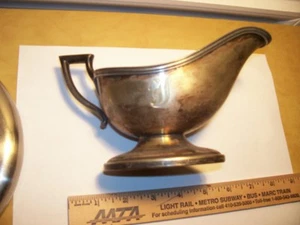 Antique Vintage  Silverplated   ??? Gravy Boat - Picture 1 of 8