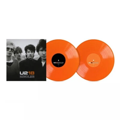U2 - U218 Singles - [LIKE NEW Neon Orange Vinyl 2 LP] Sealed  - read - Image 1 of 4