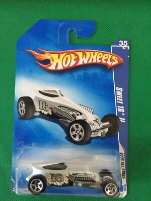 Hot Wheels #75 All Stars Sweet 16 II 2008 variación blanca con cromo B168 Foto 1 de 4