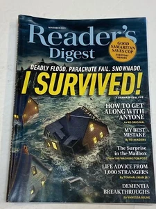 Reader's Digest Magazine November 2023 I Survived Deadly Flood Parachutes Snows - Picture 1 of 1