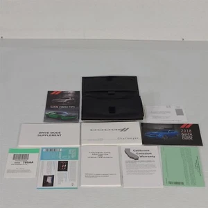 2018 Dodge Challenger SRT SRT8 Owners Manual Booklet Pouch AA6943 - Picture 1 of 7