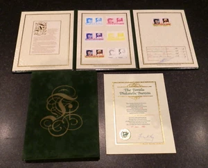 Rare 1985 Vaitupu Queen Mother Progressive Colour Proofs Presentation Set 28/250 - Picture 1 of 6