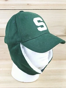 Michigan State Spartans Trapper Hunting Hat Cap Sherpa Strap Back Captivating HG - Picture 1 of 8