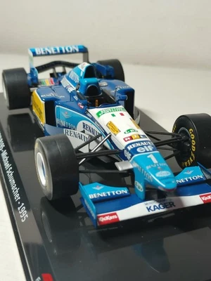 1:24 Benetton B195 - Michael Schumacher 1995 + Magazine - Immagine 1 di 4