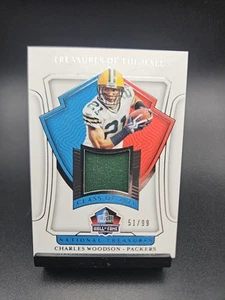 2021 Charles Woodson National Treasures - Patch - Treasures Of The Hall /99 - Bild 1 von 2