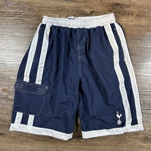 Tottenham Hotspur Shorts Herren M Navy Blau Cargo Badehose Futter Kordelzug - Bild 1 von 6