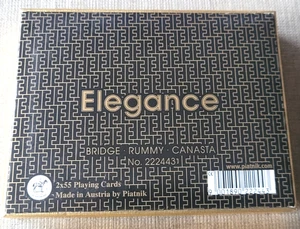 Elegance Piatnik Austrian Playing Cards doble baraja 54, 1999 - Imagen 1 de 7