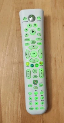 Official Microsoft Xbox 360 White Universal Media Remote Control for Xbox 360 - Image 1 of 4