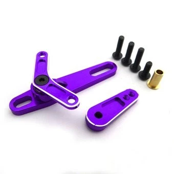 Eagle Model Aluminum Servo Horn Set V2 for TT02-RWDV2 Purple TT02RWDV2-02-PU - Image 1 of 1