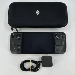 Valve Steam Deck Handheld Console Black 256GB w/ Case & Charger - Excellent - Picture 1 of 7