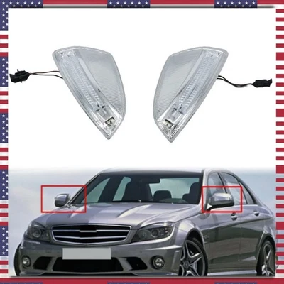 Luz de lámpara de señal de giro de espejo izquierda + derecha para Benz GL450 ML320 ML350 ML63 AMG Foto 1 de 4