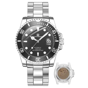 Men's Automatic Watches, Diver Collection Sapphire Glass Skeleton Mechanical ... - Picture 1 of 7