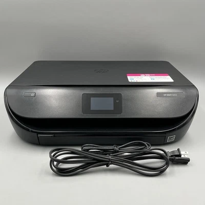 HP Envy 5055 All-in-One Inkjet Printer - Black - TESTED & WORKING - Image 1 of 4