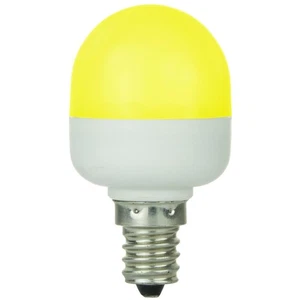 SUNLITE Yellow LED T10 Tubular Indicator Candelabra Base Light Bulb - Picture 1 of 2