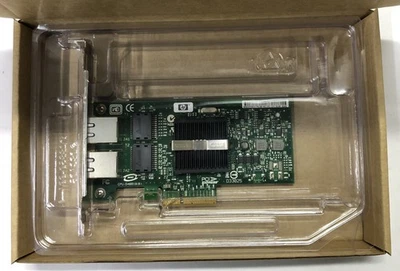 Intel Gigabit Dual PORT GIGABIT ETHERNET PCIe NIC Card EXPI9402PT NC360T - Image 1 of 4