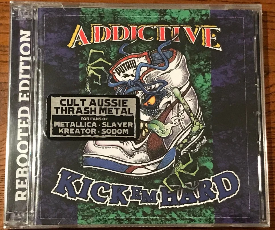 ADDICTIVE - Kick Em Hard 2CD Aussie Thrash Metal - BRAND NEW SEALED!!! - Image 1 of 1