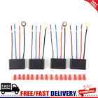 4pcs 3-Way Touch Light Dimmer Switch with Wiring Caps Table Desk Lamp Control