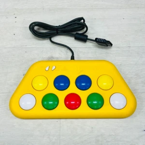 Konami Pop'n Music Controller Pad RU050 White for PS2 PS1 Japan Tested Yellow - Picture 1 of 5