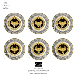 Versace Rosenthal - Prestige Gala 2 - Set 6 dinner plates/Bread CMS 18 / Inch - Picture 1 of 5