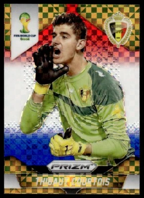 2014 Panini FIFA World Cup Brazil Prizm Thibaut Courtois Belgium #18 - Image 1 of 2