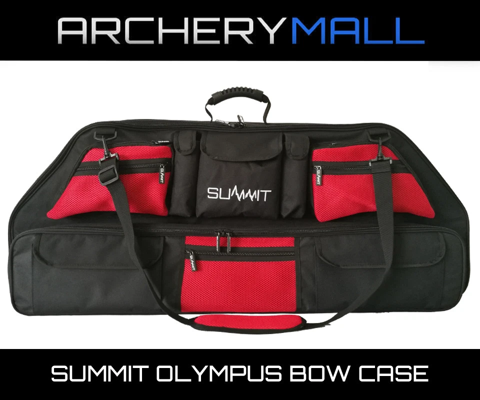 Estuche con arco Summit Archery Products Olympus Deluxe - ROJO Foto 1 de 4