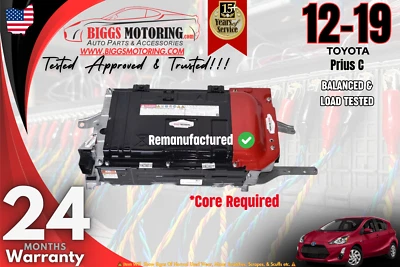 Bateria híbrida reconstruída Toyota Prius C fabricante de equipamento original 12-17 G9280-52031 🔋 - Imagem 1 de 4