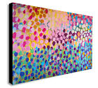 Graffiti Multi-Coloured Dots - Canvas Wall Art Framed  Print - Various Sizes