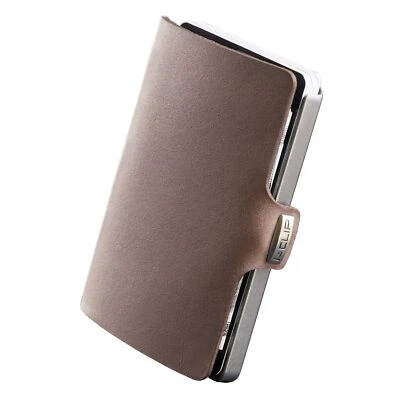 Original Slim Wallet - Leder Geldbörse mit Geldklammer - Glattleder Oak mit s... - Bild 1 von 4